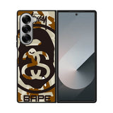 A Bathing Ae x Stussy Samsung Galaxy Z Fold 7 5G Case OV0933