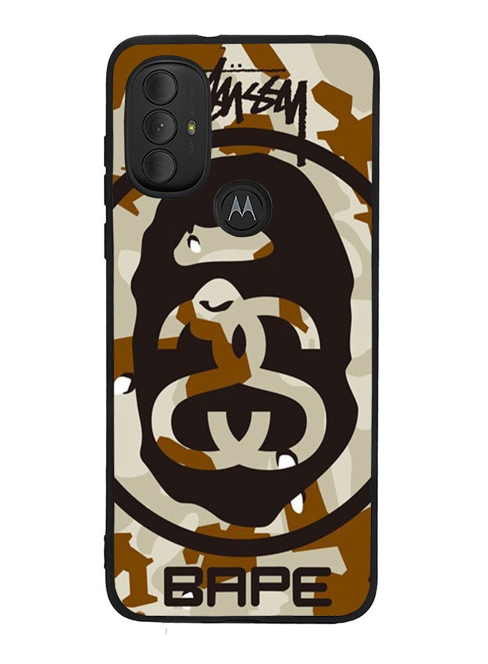 A Bathing Ae x Stussy Motorola Moto G Pure 2021 , Moto G Power 2022 Case OV0933