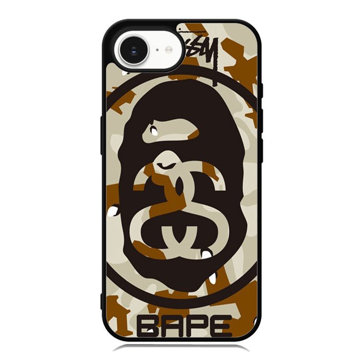 A Bathing Ae x Stussy iPhone 16e Case OV0933