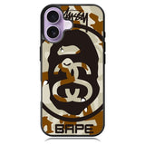 A Bathing Ae x Stussy iPhone 17 Case OV0933