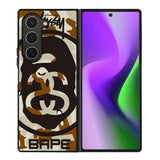 A Bathing Ae x Stussy Samsung Galaxy Z Fold 6 5G 2024 Case OV0933