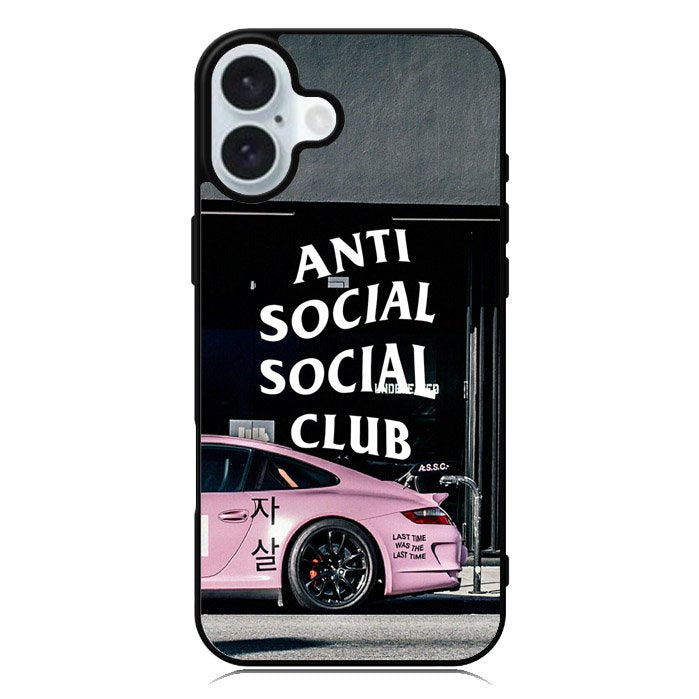 anti social social club iPhone 16 Plus Case QC0934