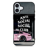 anti social social club iPhone 16 Case QC0934