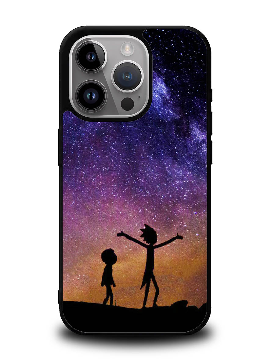 Rick and Morty Space Nebula iPhone 16 Pro Max Case QC0966