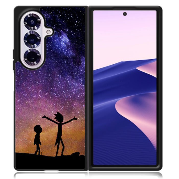 Rick and Morty Space Nebula Samsung Galaxy Z Fold 7 Case OV0966
