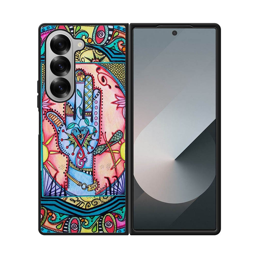 Hand Mandala Singleton Hippie Samsung Galaxy Z Fold 7 5G Case OV5058