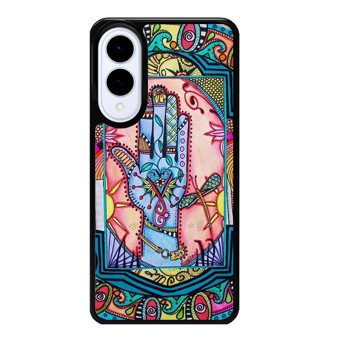 Hand Mandala Singleton Hippie Samsung Galaxy S25 Edge 5G Case OV5058