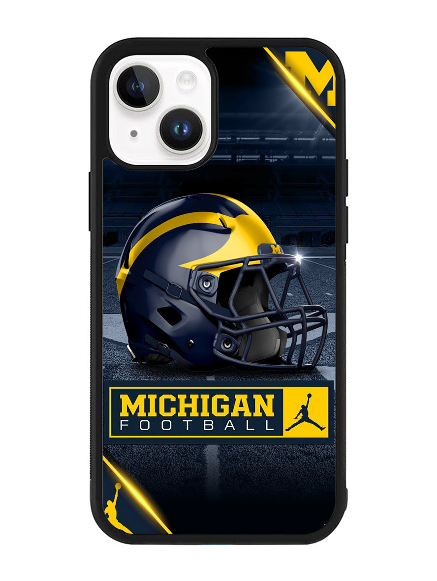 michigan wolverines helmet iPhone 15 Case OV0992