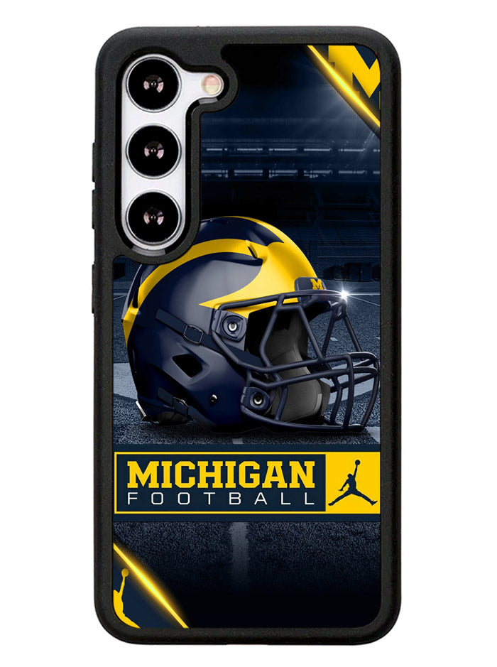 michigan wolverines helmet Samsung Galaxy S23 Plus 5G / Samsung Galaxy S23+ 5G Case
