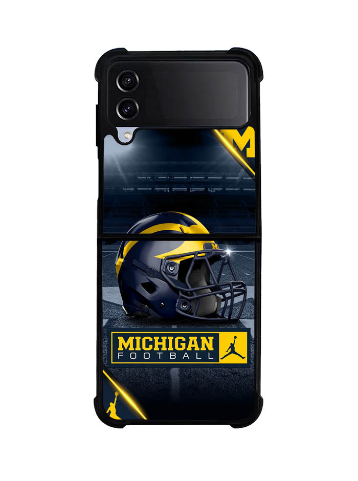 michigan wolverines helmet Samsung Galaxy Z Flip 4 5G 2022 Case
