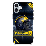 michigan wolverines helmet iPhone 16 Case