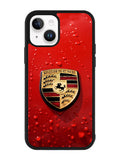 Porsche Logo Red iPhone 14 Case QC1035