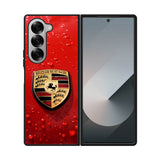 Porsche Logo Red Samsung Galaxy Z Fold 7 5G Case QC1035