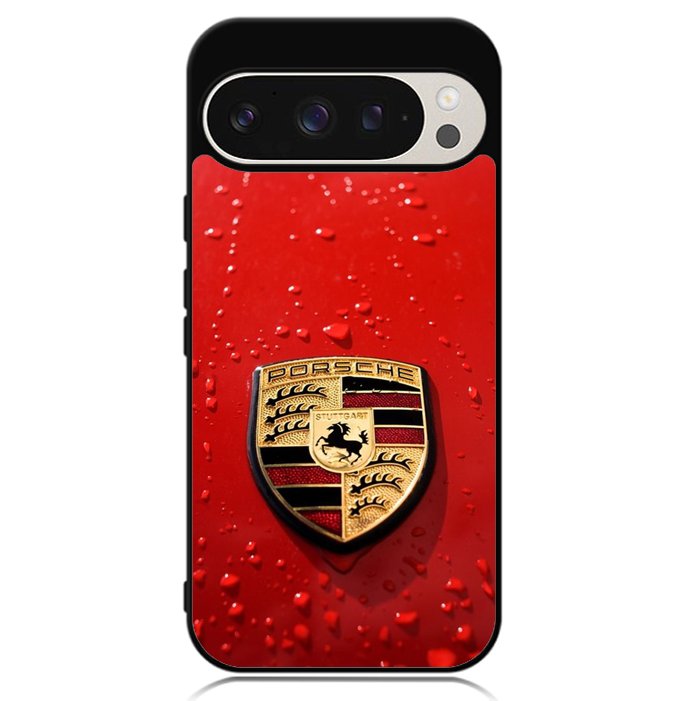 Porsche Logo Red Google Pixel 9 Pro XL Case OV1035