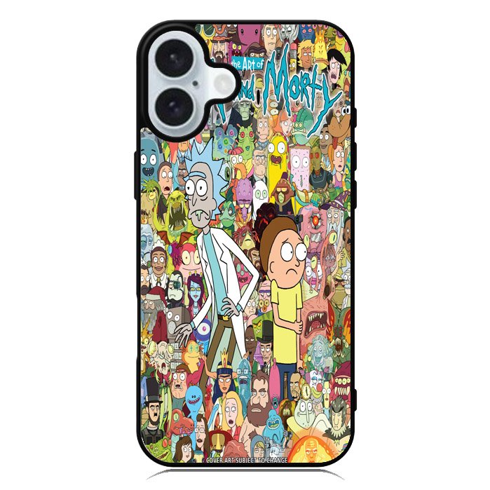 Rick and Morty iPhone 16 Case QC1043