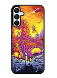 Rick And Morty World Full Colour Samsung Galaxy A15 5G Case OV1044