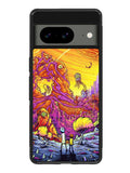 Rick And Morty World Full Colour Google Pixel 8A Case QC1044