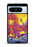 Rick And Morty World Full Colour Google Pixel 8 Pro Case QC1044