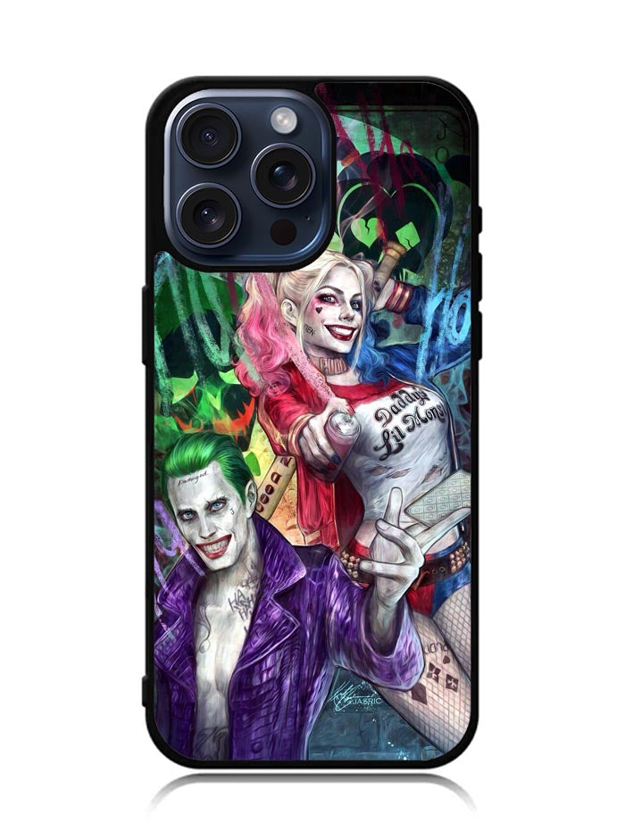 Harley Quinn And The Joker iPhone 15 Pro Case OV1048