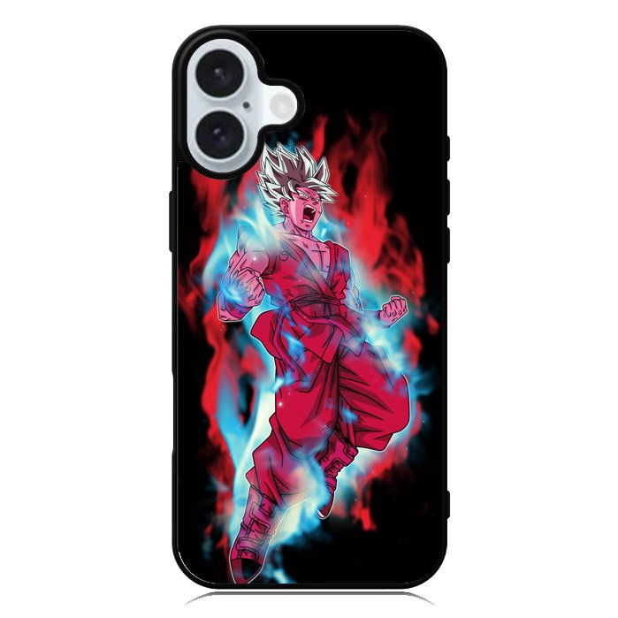 goku super saiyan blue kaioken x10 iPhone 16 Case QC1101