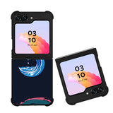 Dark Full Wave FLX0530 Samsung Galaxy Z Flip 5 , Z Flip 4 , Z Flip 3 ,  Z Fold 5 , Z Fold 4 , Z Fold 3 5G Case