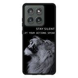 Let your actions speak FLX0540 Motorola Moto Edge 2025 Case