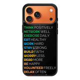 Daily motivation FLX0547 iPhone 17 Pro Case