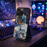Astronaut Galaxy Space Art Print Case Cover Protective for iPhone, Samsung & Google Pixel HE0056