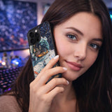 Astronaut Galaxy Space Art Print Case Cover Protective for iPhone, Samsung & Google Pixel HE0056