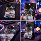 Astronaut Galaxy Space Art Print Case Cover Protective for iPhone, Samsung & Google Pixel HE0056