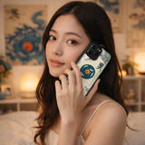 Koi Vinyl Record Asian Art Print Case Cover Protective for iPhone, Samsung & Google Pixel HE0059