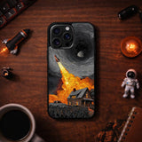 Surreal Rocket Night Sky Art Print Case Cover Protective for iPhone, Samsung & Google Pixel HE0066
