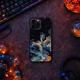 Astronaut Cosmic Landscape Art Case Cover Protective for iPhone, Samsung & Google Pixel HE0070