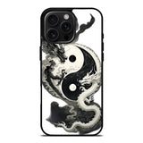 Yin Yang Dragon Wall Art Print Case Cover Protective for iPhone, Samsung & Google Pixel HE0071