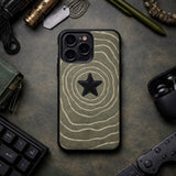 Minimal Star Ripple Abstract Aesthetic Case Cover Protective for iPhone, Samsung & Google Pixel HE0108