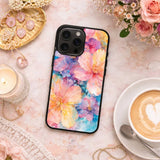 Vivid Watercolor Blossom Mix Case Cover Protective for iPhone, Samsung & Google Pixel HE0205