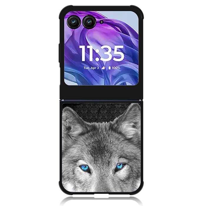 wolf art Motorola Moto Razr Plus 2024 , Moto Razr+ 2024 Case OV1103