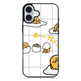 Gudetama Wallpaper iPhone 16 Plus Case QC1125