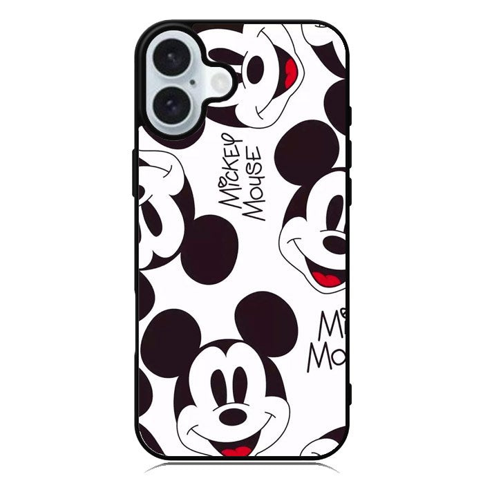 Mickey Mouse Face iPhone 16 Plus Case QC1137