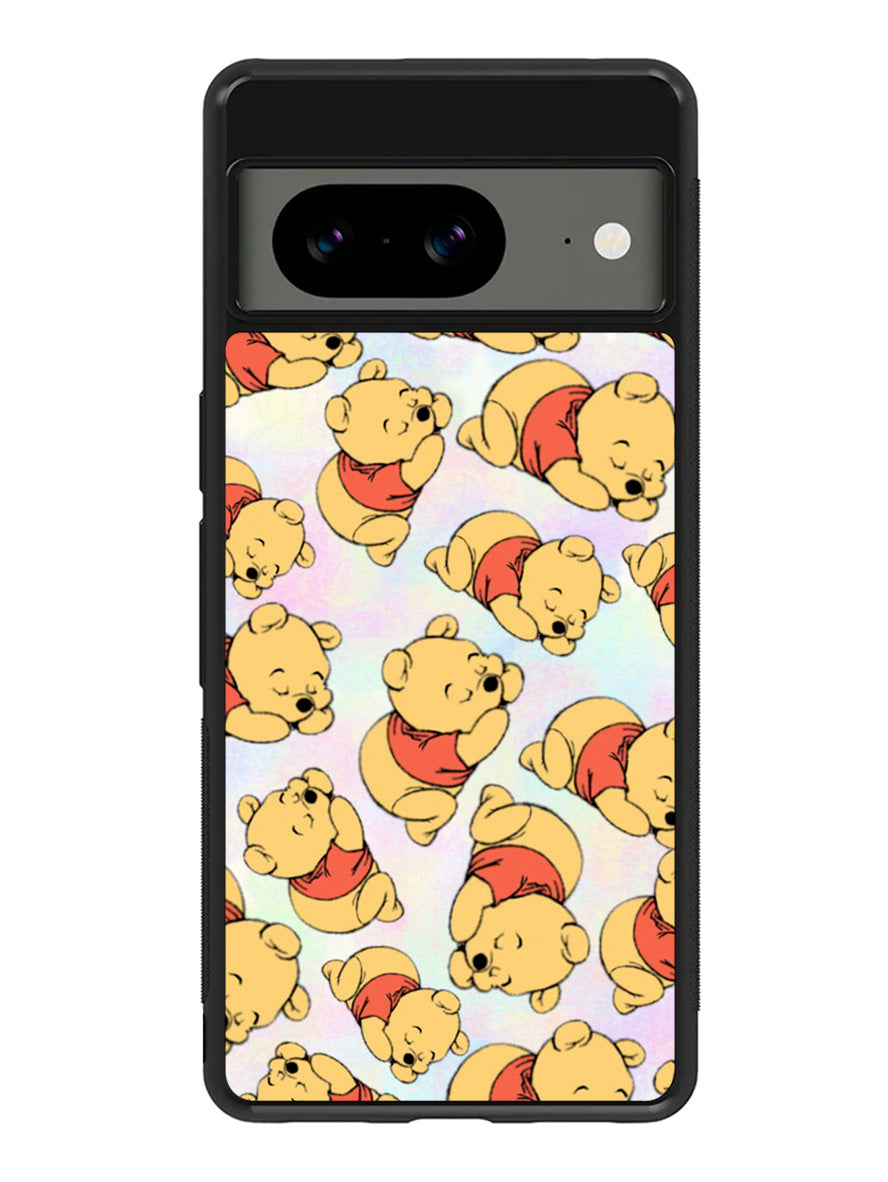 Winnie The Pooh Pattern Google Pixel 8A Case QC1152
