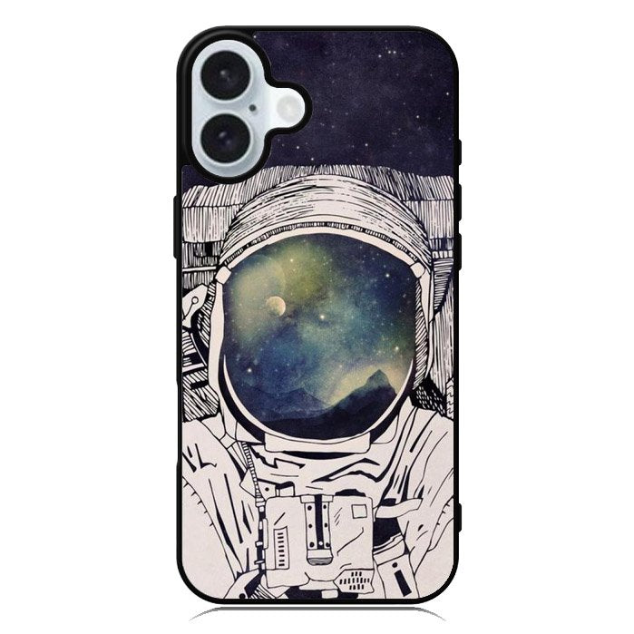 Astronaut Art iPhone 16 Case QC1154