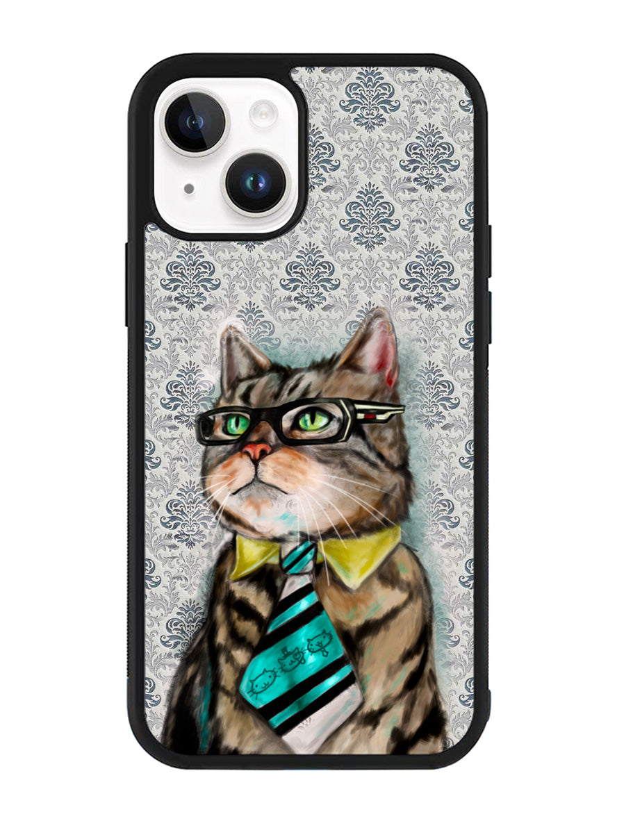 business cat iPhone 15 Plus Case OV1192