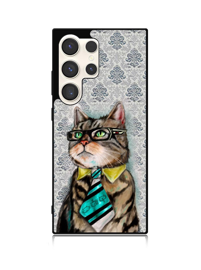 business cat Samsung Galaxy S23 Ultra 5G Case QC1192