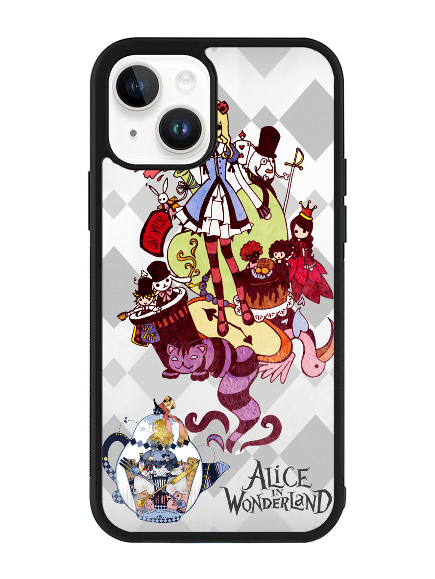 alice in wonderland all character iPhone 14 Plus Case QC1200