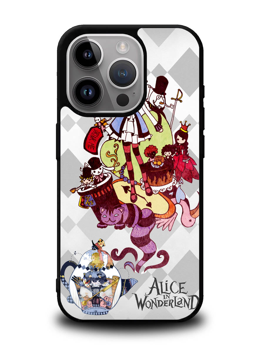 alice in wonderland all character iPhone 14 Pro Case QC1200
