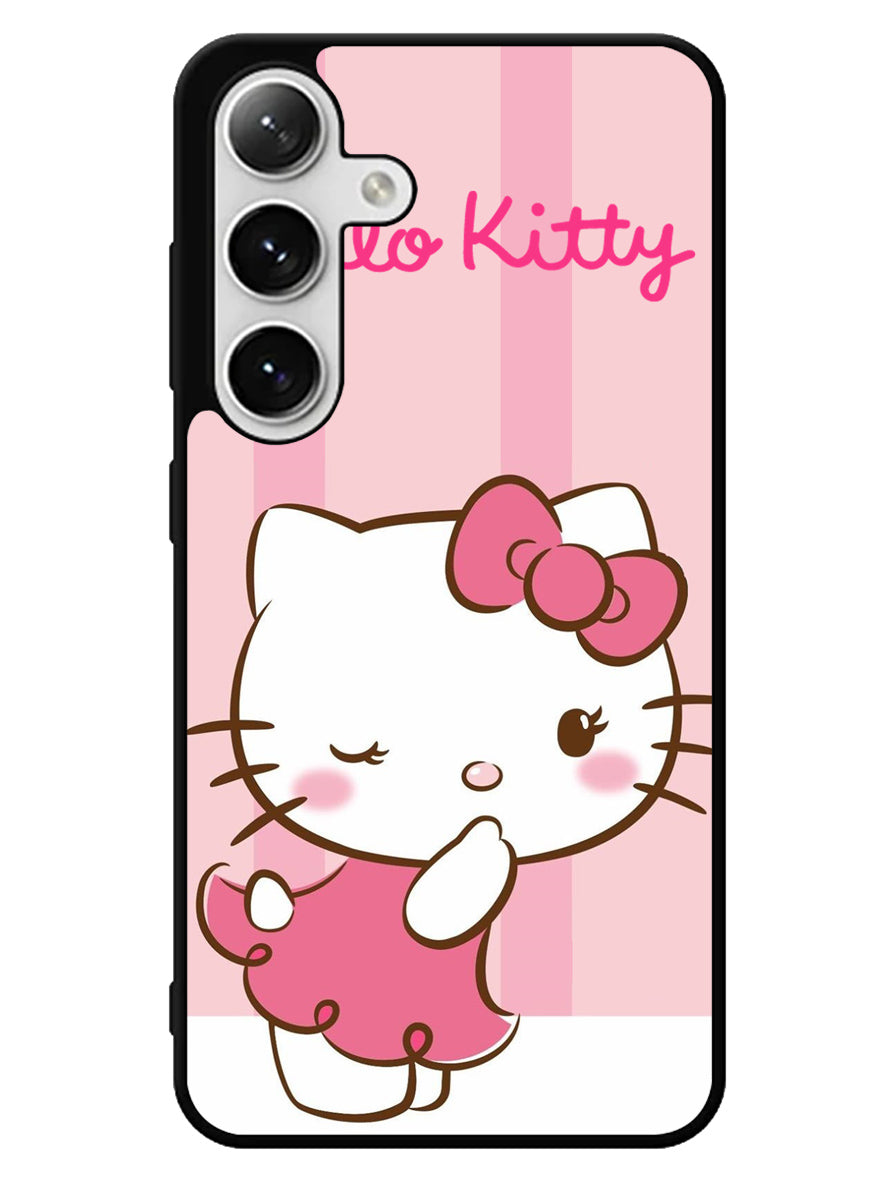 hello kitty cute pink Samsung Galaxy S25 5G Case