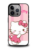 hello kitty cute pink iPhone 15 Pro Case