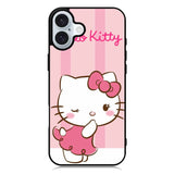 hello kitty cute pink iPhone 16 Plus Case