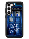 Doctor Who TARDIS Bad Wolf Blue Samsung Galaxy S23 Plus 5G / Samsung Galaxy S23+ 5G Case
