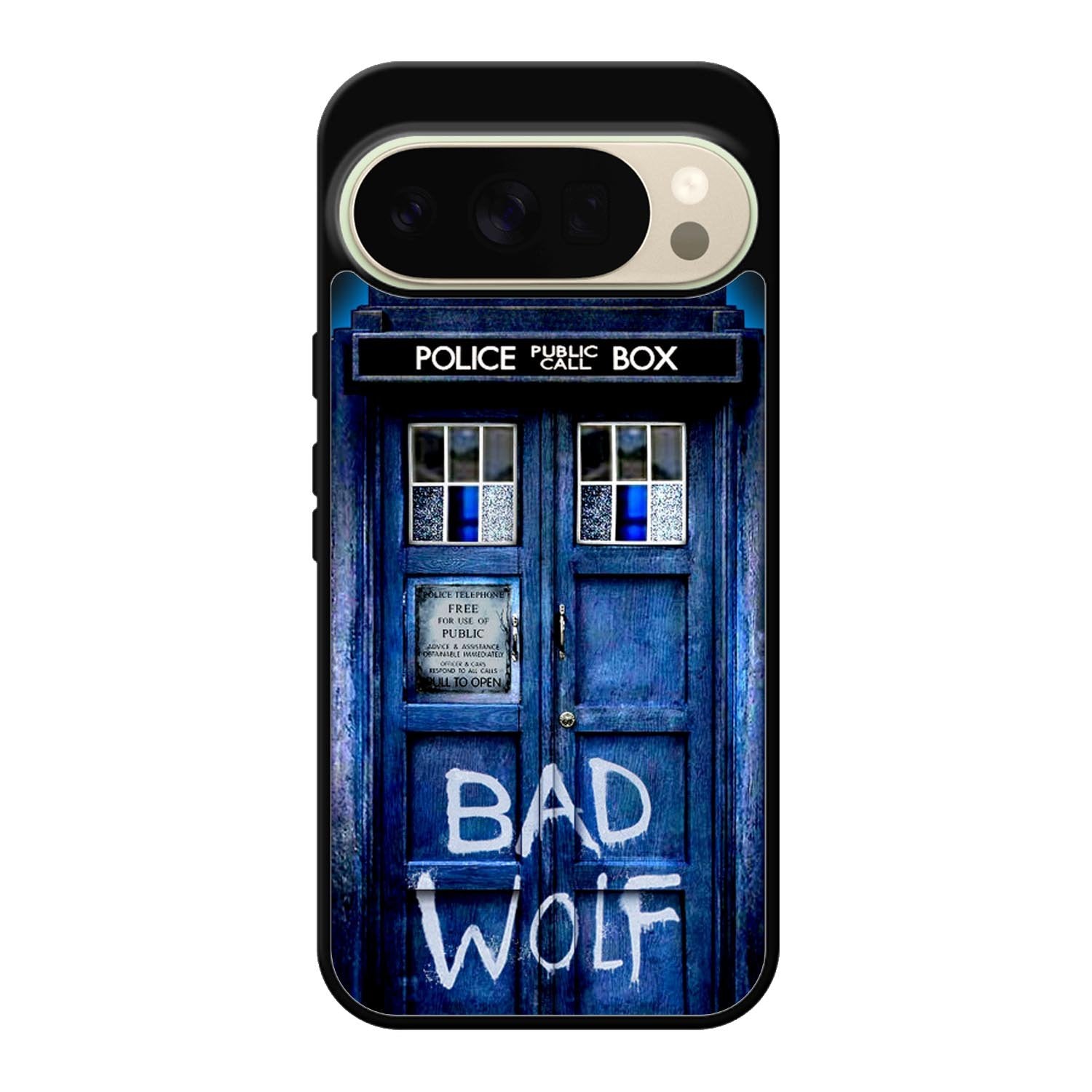 Doctor Who TARDIS Bad Wolf Blue Google Pixel 10 Pro XL Case